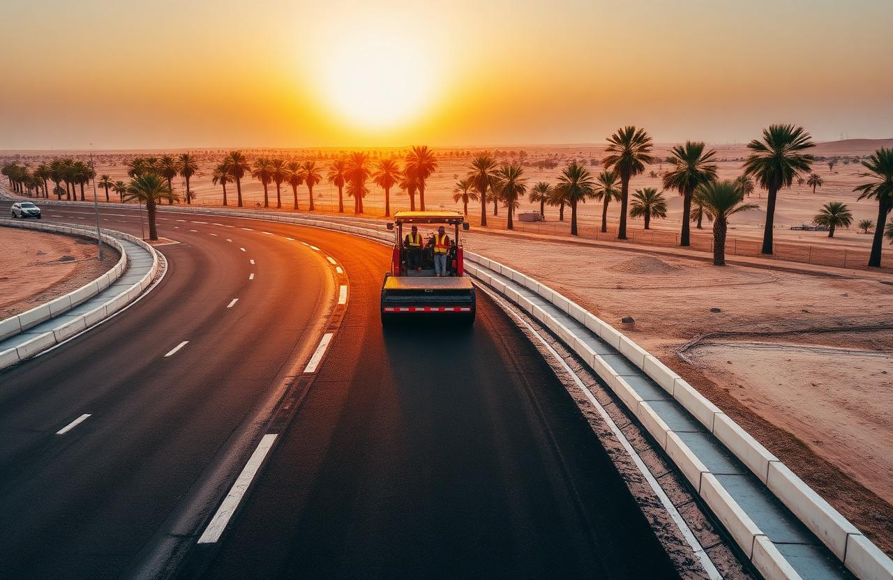 مقاول اسفلت في القصيم: الدليل الشامل لأسعار ومراحل سفلتة الطرق والساحات 2026