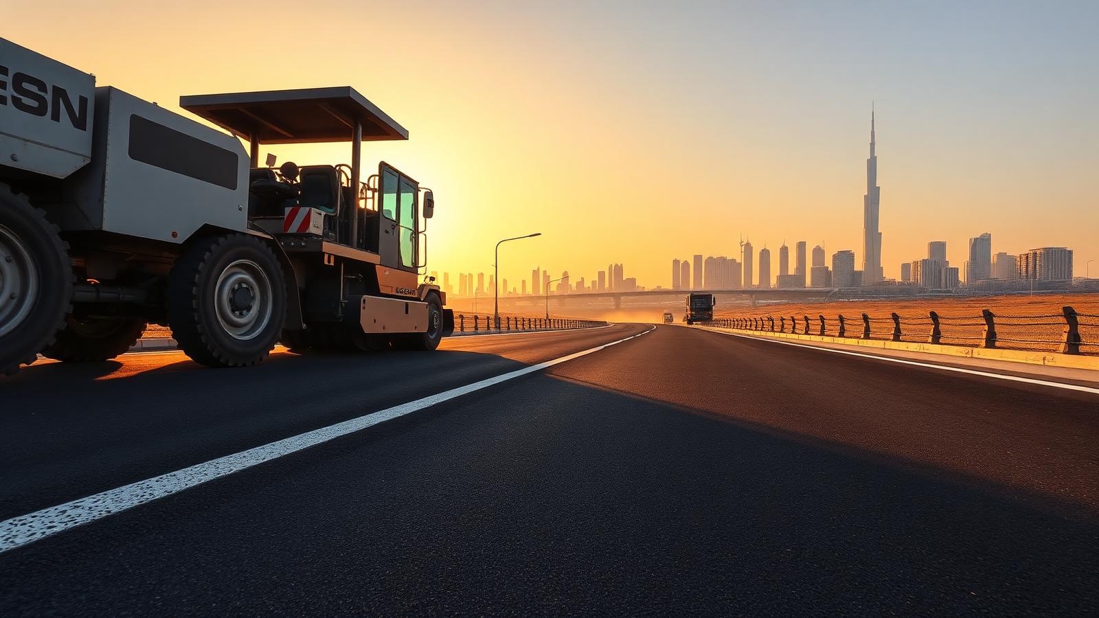 مقاول اسفلت في الرياض — تنفيذ طرق وساحات ومواقف بجودة تدوم مع رواد المسار