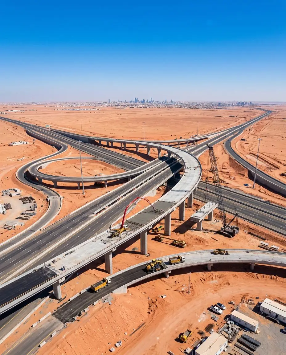 تطوير طريق الملك فهد